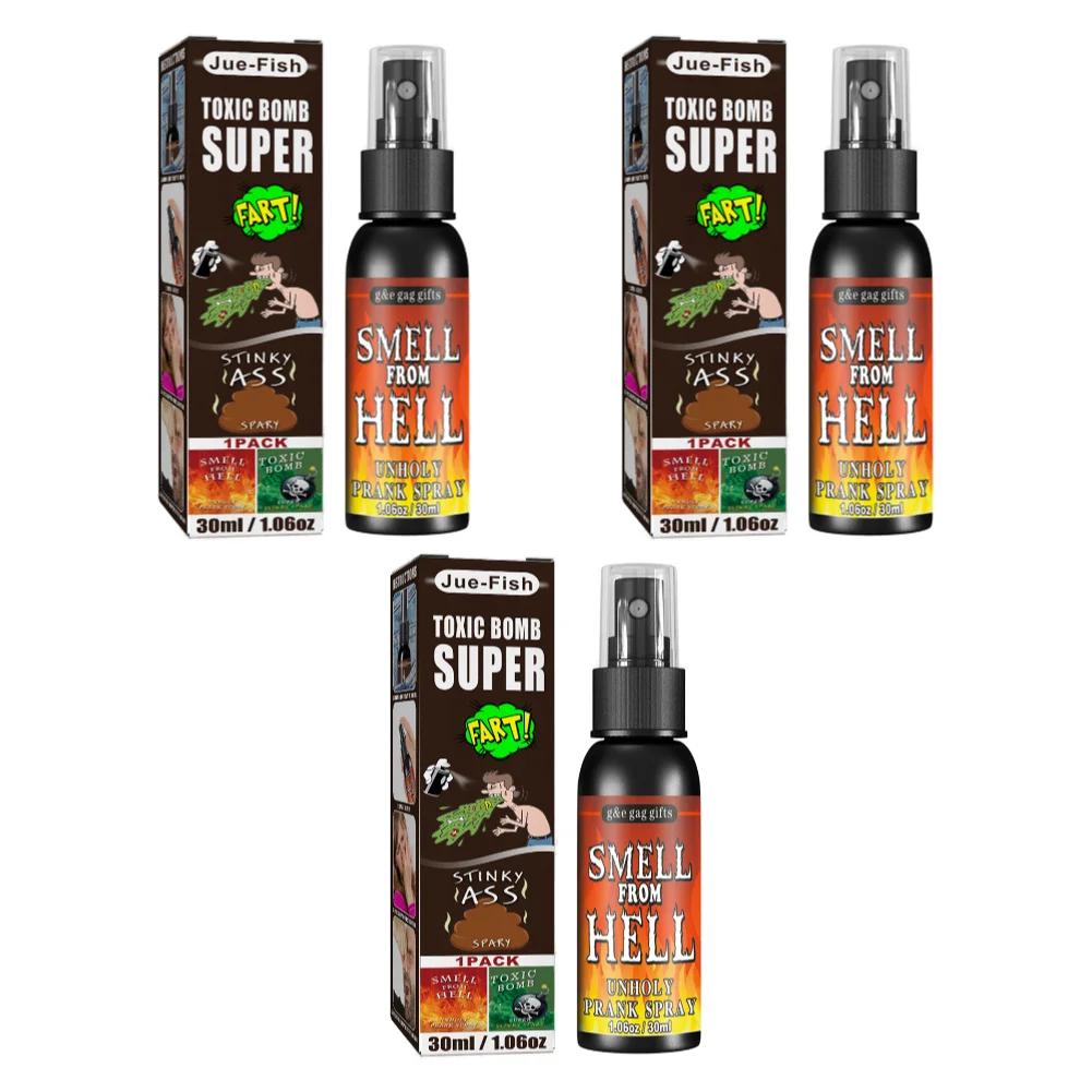 30ml Poop Spray Creative Liquid Fart Gag Prank Joke Spray Funny Halloween Toy Stink Bomb Extra Strong Smelly Stinky Gas Spray