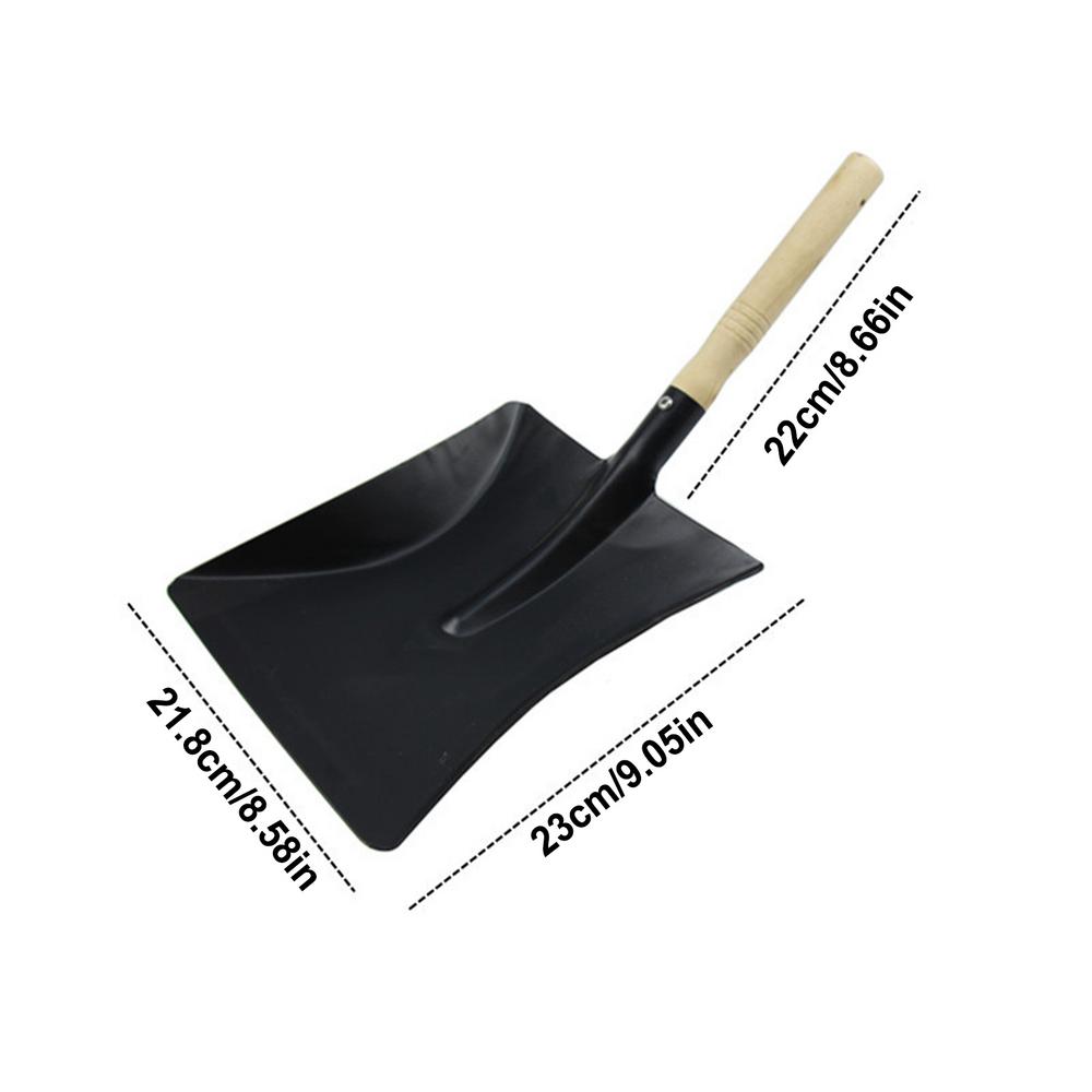 Gardening Shovel Iron Gardening Tool With Wooden Handle Heavy Duty Hand Shovel Multifunctional Digging Spade Durable Mud Shovel