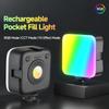 Mini RGB LED Video Fill Light Rechargable Portable Camera Light Photography Vlogging Outdoor Shoot Photo Pocket Lamp