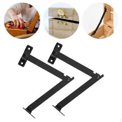 Lid Support Hinges Flap Stay System Metal Furniture Hardware Heavy Duty Cabinet Cupboard Door