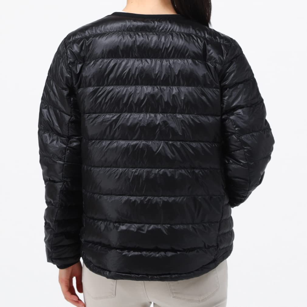 NANGA Inner Down Made in Japan Women's Cardigan, (Black, WM)