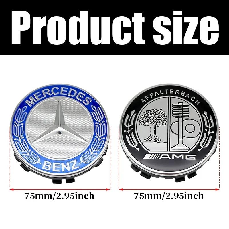 Gorące 75mm Kołpaki Piasty Koła Pływające Lewitacja Magnetyczna do Mercedes Benz AMG Klasa C E S GLE GLC GLS Akcesoria DO1