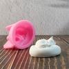 Sleeping Cats Mouse Silicone Molds for Candle Soap Chocolate Candy Cake Fondant Decoration Cement Gypsum Silicone Molds