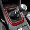 Real Hard Carbon Fiber Sticker For Subaru WRX/ WRX STI 2022 2023 2024 Car RHD LHD Gear Panel Cover Interior Trim Accessories.