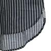 Unused VAST222 19ss Made In Japan Stripe Long Sleeve Shirt 2 Black Men's Used