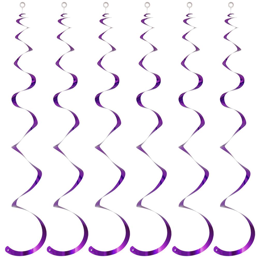 

Спиральный кулон ПВХ Двойной спиральный кулон Лента-подвеска Латте Праздничная свадьба День рождения Вечеринка Украшения Композиция