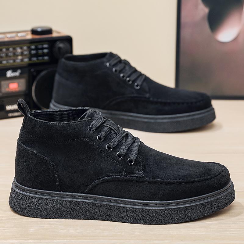 

Нові мотоциклетні та ботильйони Водонепроникні черевики Чоловіче шкіряне взуття Чоловіче повсякденне взуття Bota Masculina Чоловіче модне взуття з високим верхом 45