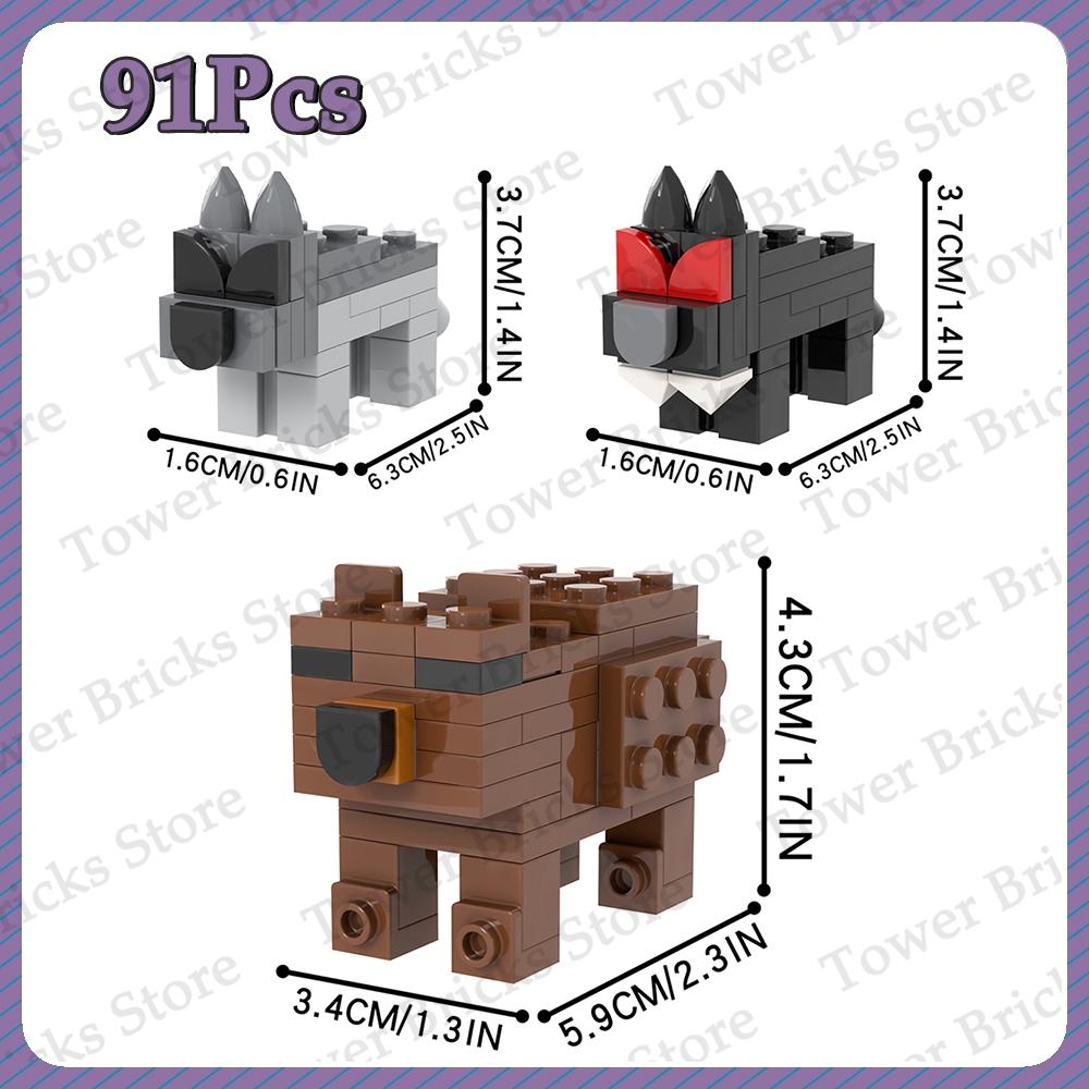 MOOXI 99 Nights In Forest Silent Hill MOC Horror Game Figures Building Blocks Set Toys For Children Adult Gift Compatible Bricks