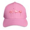 Flamingo Pattern  Black Baseball Cap cute Funny hats Wild Ball Hat Beach Designer Unisex Womens