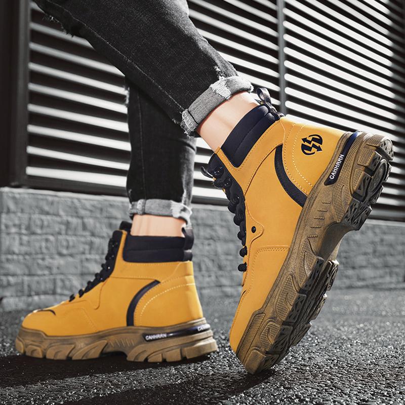 Fashion CYYTL Mens Boots Casual Shoes Cowboy Combat Tactical Motorcycle Chelsea Ankle Leather Work Outdoor Hiking Designer Luxury Winter