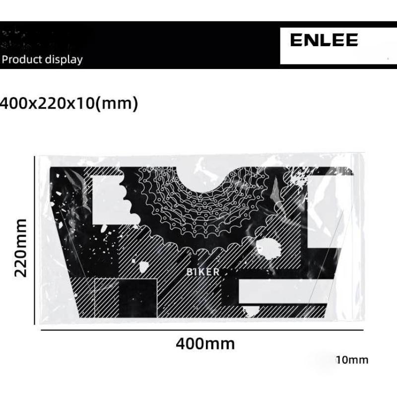 ENLEE Fahrradwaschabdeckung, Fahrradscheiben-Ölschutzplatte, Rennrad-Bremsenreinigungswerkzeug gegen ungewöhnliche Geräusche