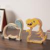 Spardose aus Holz Dinosaurier Klarer Acryl Münz-Geldbehälter Kleinkinder Jungen Mädchen Cartoon Dino Geldspardose Dekoration