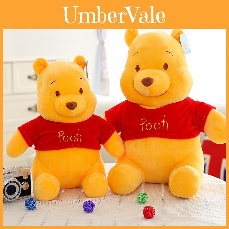 Cuddly Winnie The Pooh Plush Bear Ultra-soft Crystal Stuffed Toy For Kids