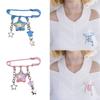 Unique Sweater Shawl Clip Star Fringe Brooch Pin Colorful Starry Breastpin for Shirt Fashionable Collar Safety Pins