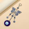 European and American Creative Retro Ethnic Style Long Pendant Devil's Eye Turkish Blue Eye Pendant