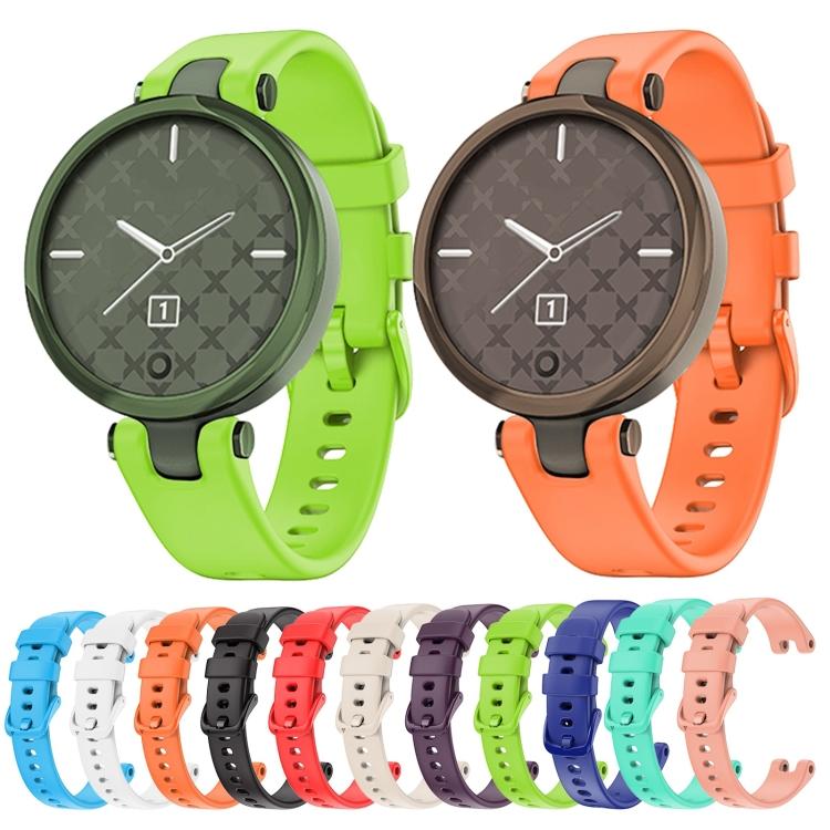 Για Garmin Lily Σιλικονούχο Λουράκι Ρολογιού(λευκό)