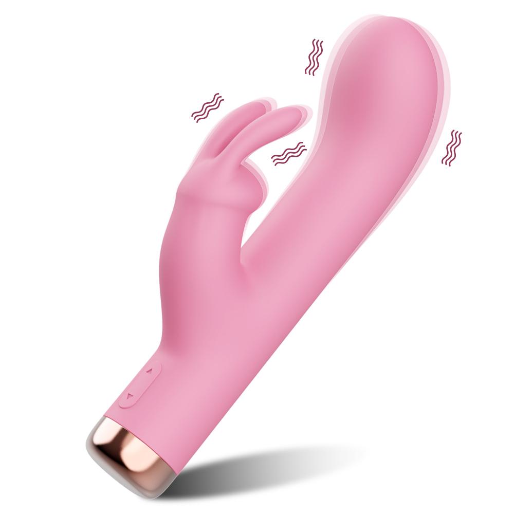Female Vibrating Rabbit Vibrator Clitoris Stimulating G Spot Vibrator Powerful Vibrating Motor Dildo Sex Toys