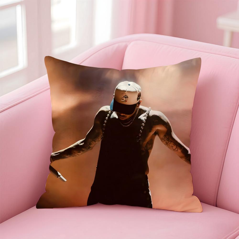 Hot C-Chris Brown Cushion Cover Comfortable Reversible Pillow Cover Ideal for Car Sofa Bedroom & Beyond