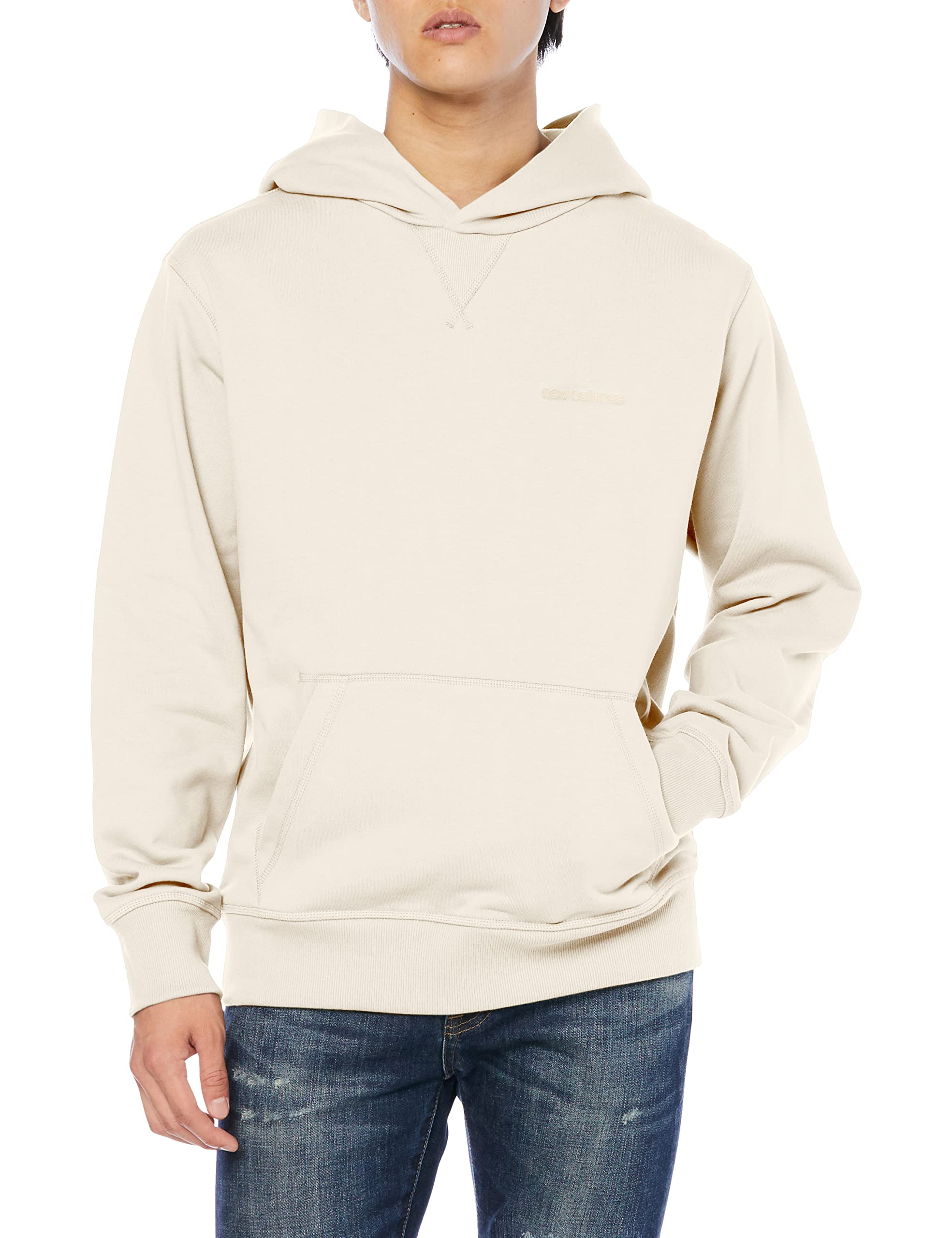 

Hooded Sweatshirt NB Athletics Nature State Heavy Weight Sweatshirt Pullover Hoodie AMT23565 Parka GIE L [New Balance] (Greige)