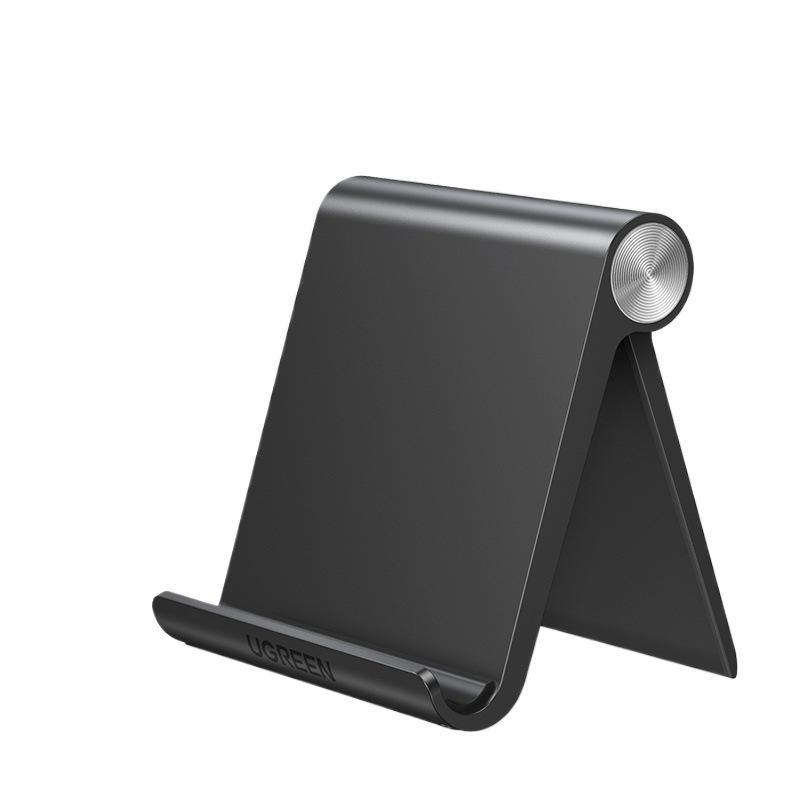 Adjustable & Portable Green Link Mobile Phone Stand - Compact, Foldable, and Multifunctional.