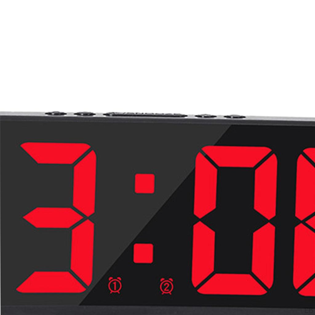 Digital Electronic , USB Large Display with Snooze 2 s Dimmable Temperature 5 Brightness Office