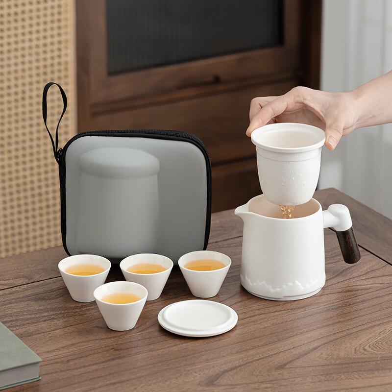 Xunyi Portable Ceramic Travel Tea Set