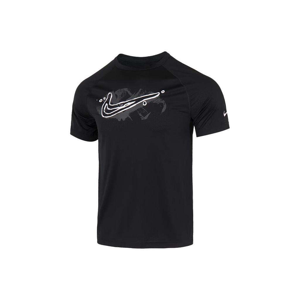 Nike Breathable Training Comfortable Short-Sleeve T-Shirt for Men, Black HV0429-010