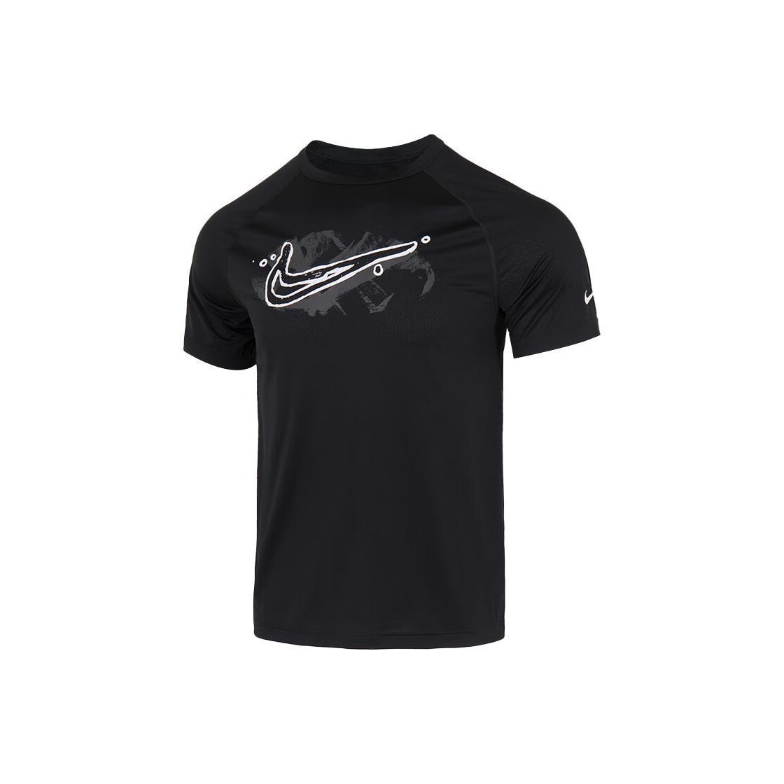 Nike Breathable Training Comfortable Short-Sleeve T-Shirt for Men, Black HV0429-010 M