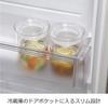 HARIO Pickle Glass Slim, 800ml Full Capacity, Clear, TGS-800-T