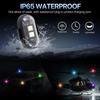8PCS Wireless LED Lights For Car With Remote Control, High Brightness Wireless LED Strobe Light 8 Colors USB Charge IP65 Waterproof Anti-Collision