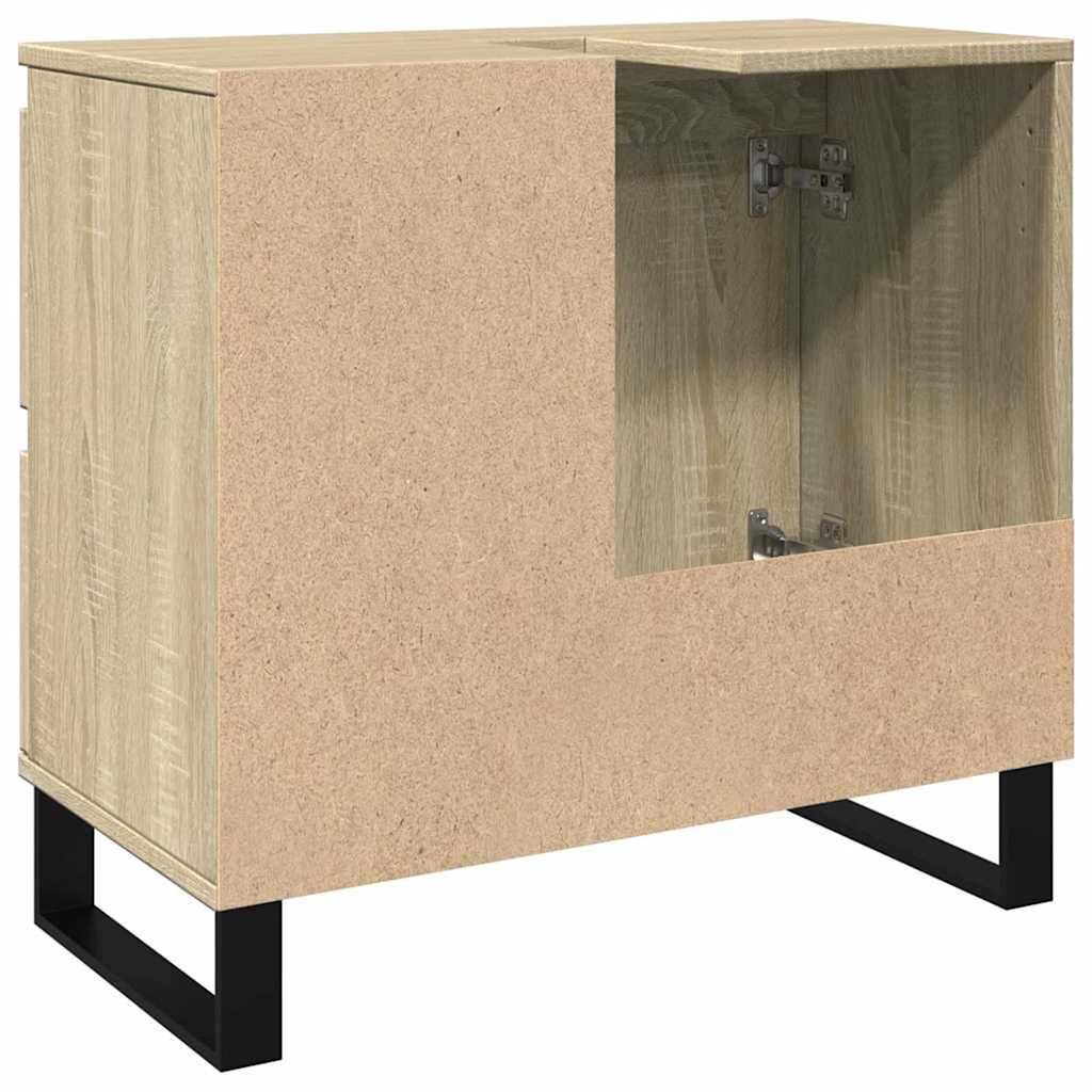 Bathroom Cabinet Sonoma Oak 65 x 33 x 60 cm Particleboard