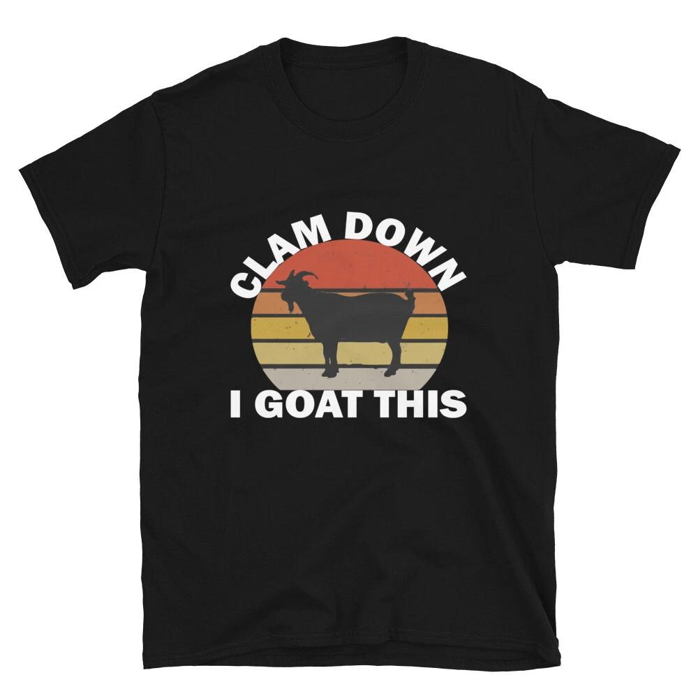 Calm Down I Goat This Funny Goat Classic Fit T-Shirt S