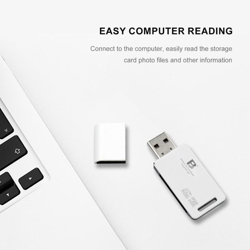 Portable USB 2.0 Card Reader Portable USB 2.0 Card Reader Offering Quick Plugs & Plays Access Data Protections Reader