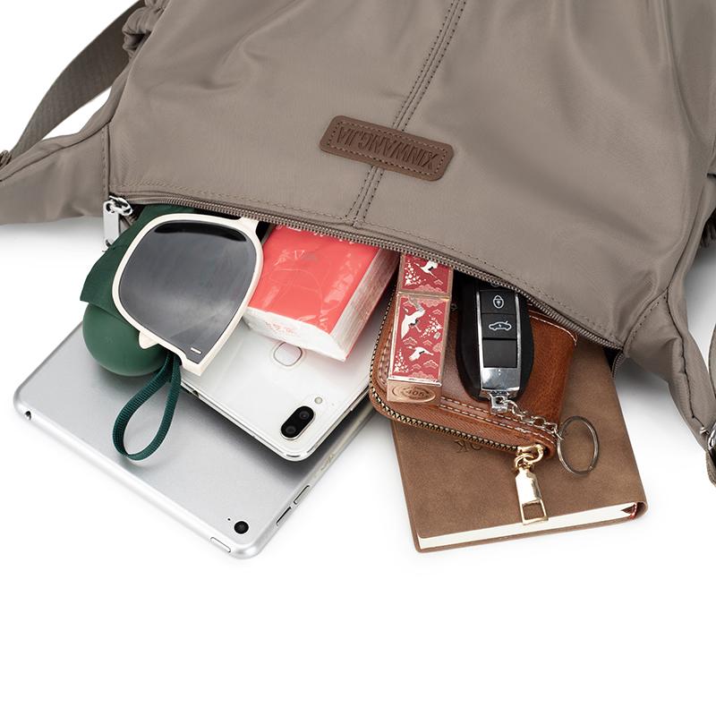 Große Kapazität Umhängetasche Damen Schultertasche Wasserabweisende Nylon Tasche
