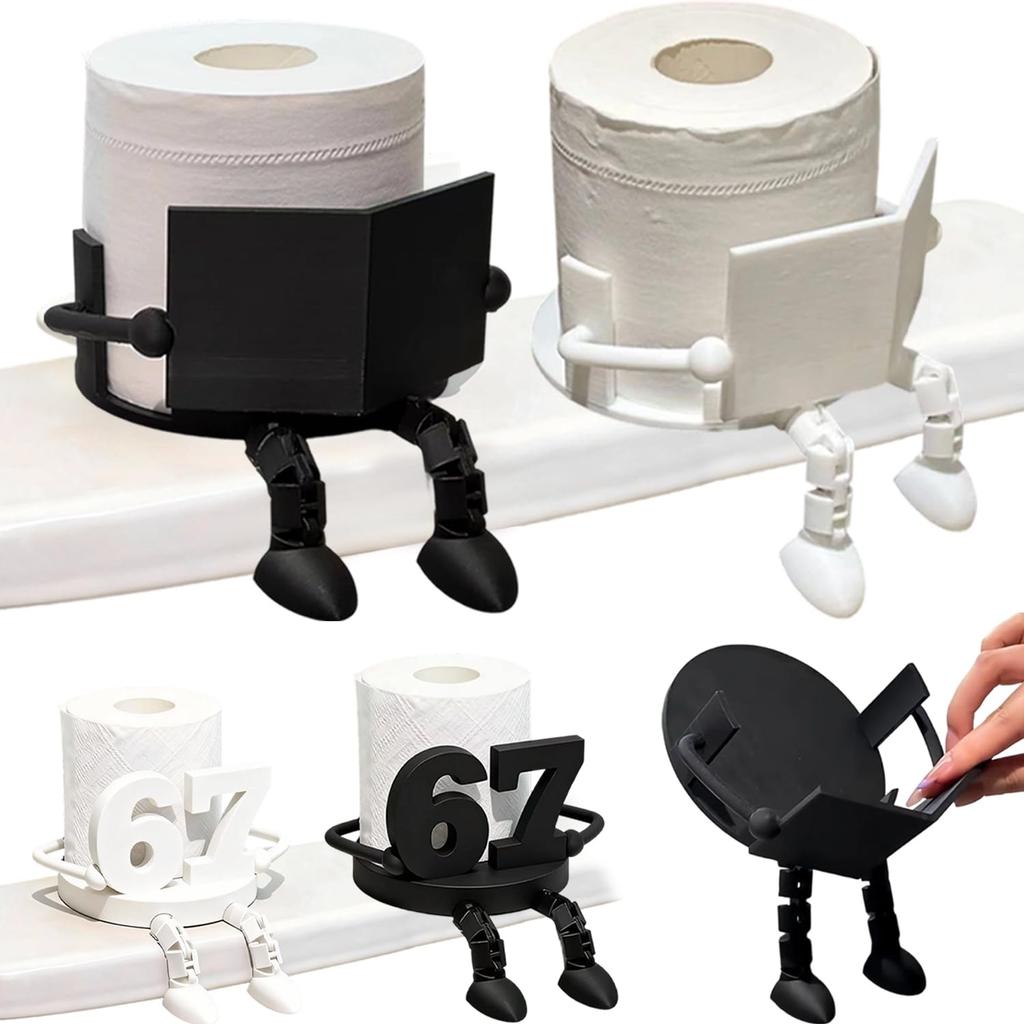 Be-Country Reading Figure Toilet Paper Holders 2-Piece Set Direct from Japan