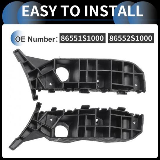 Piece of 1 Bumper Support Bracket Left Right Side Front fit for Hyundai Santa Fe