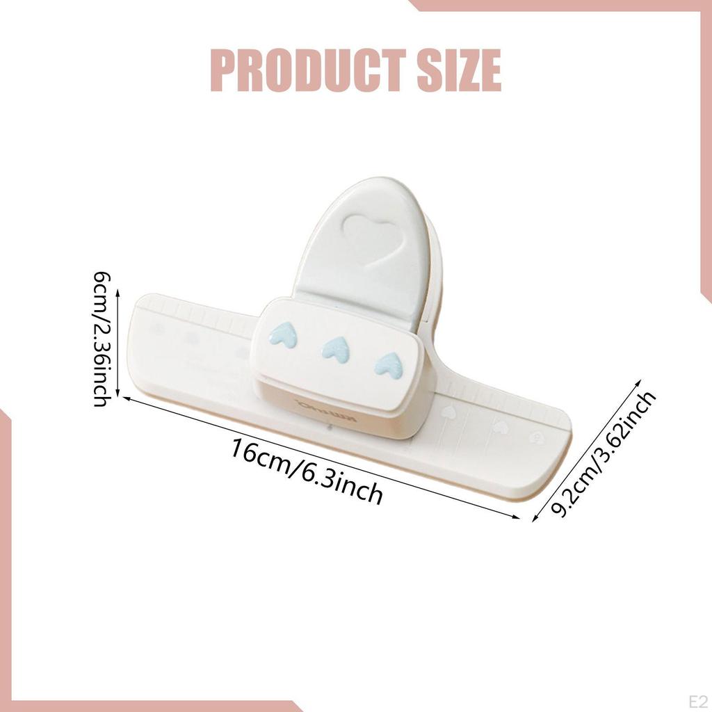 Creative Border Punch Embossing Machine Portable DIY Hole Puncher Embosser Paper for Wedding