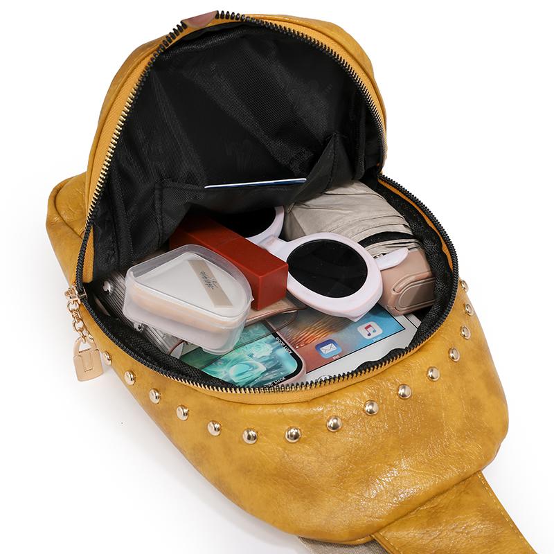 Women Bag Waist Packs High Quality PU Leather Crossbody Bag For Women Luxury Designer Women's Chest Bag Shoulder Bag Handbag