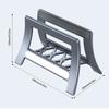 Universal Laptop Tablets Vertical Stand Holder With AntiSlip Silicone For Pad Desktop Organization And Better Cooling