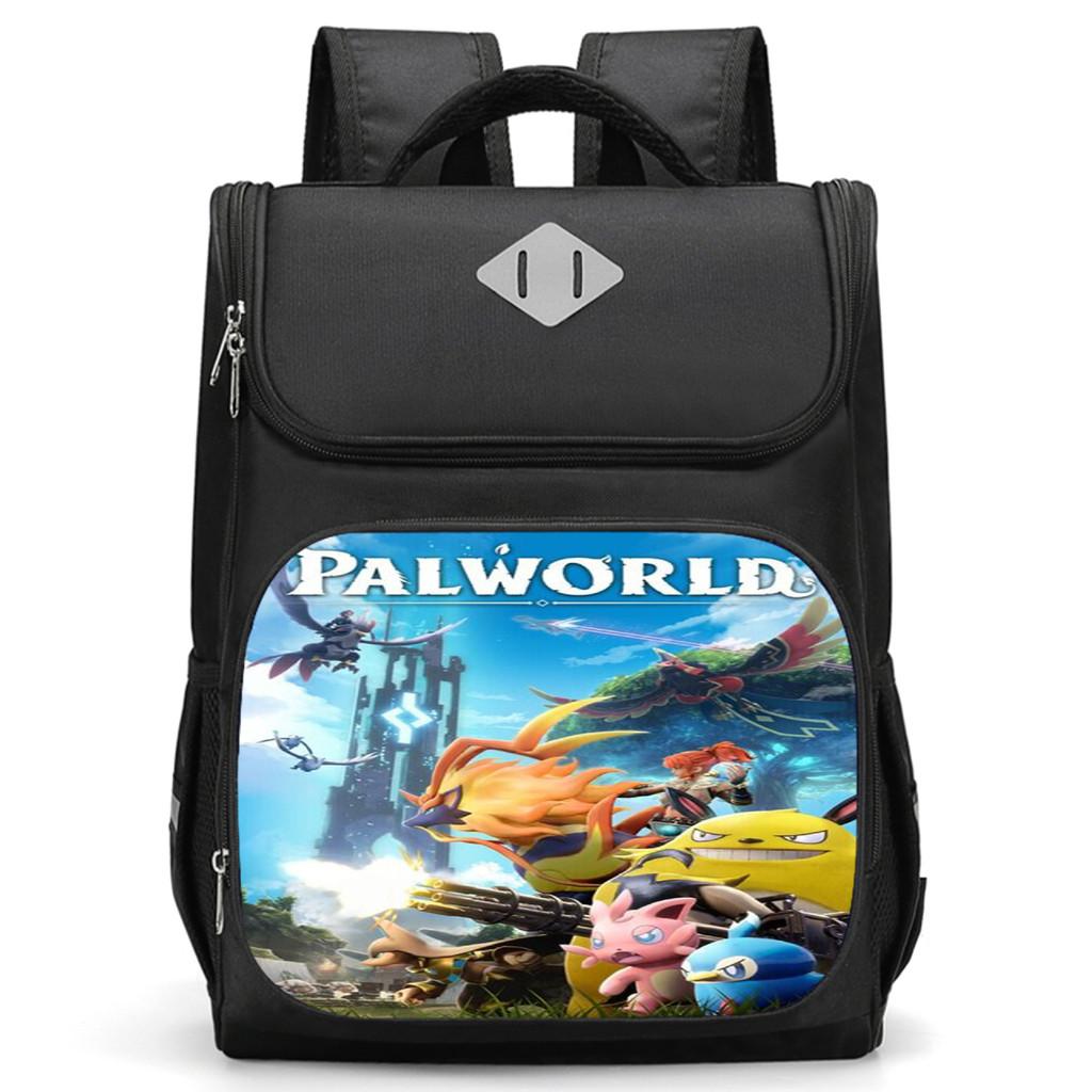

Стильный рюкзак Palworld для школы, унисекс, нейлоновые сумки, прочный и модный Style A,Small