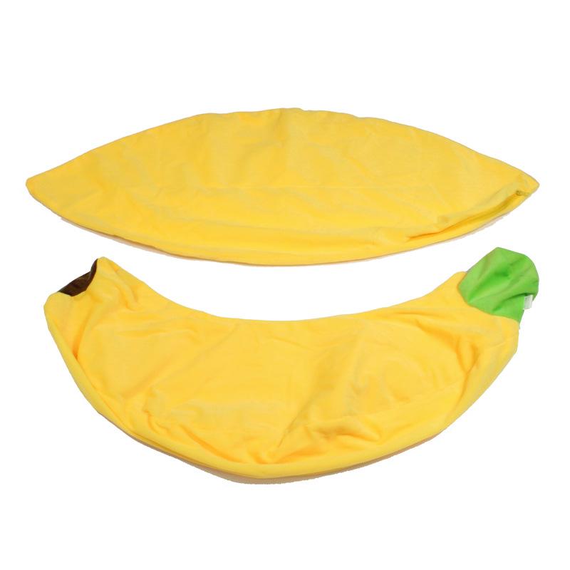 Cartoon Banana Pet Bed Cushion for Cats and Dogs - Winter Warmth