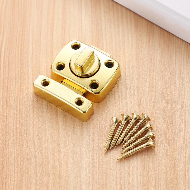 KK&FING Zinc Alloy Left and Right Door Latch Door Buckle Push-pull Door Thickened Surface Mounted Door Bolt Lock Buckle Hardware