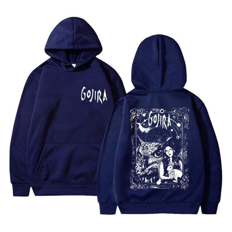 Französische Metal-Band Gojira Grafik Hoodie Herren Magma Sweatshirt Herrenmode Bedruckter Hoodie Neuer Pullover Harajuku Hoodie Kleidung