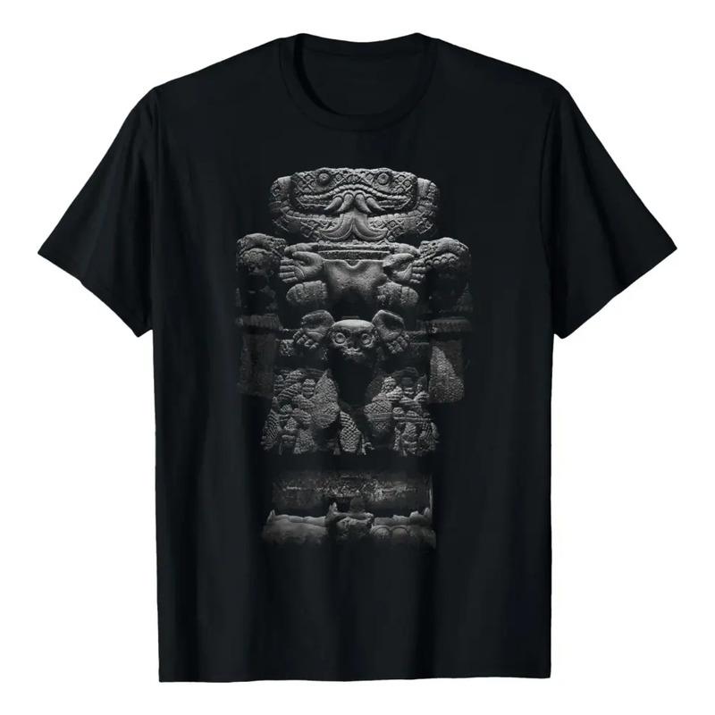 Camiseta Con La Estatua De Coatlicue S