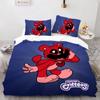3D Print Game S-Smiling Critters Bedding Set Boys Girls Twin Queen King Size Duvet Cover Pillowcase Bed Boys Adult Home Textiles