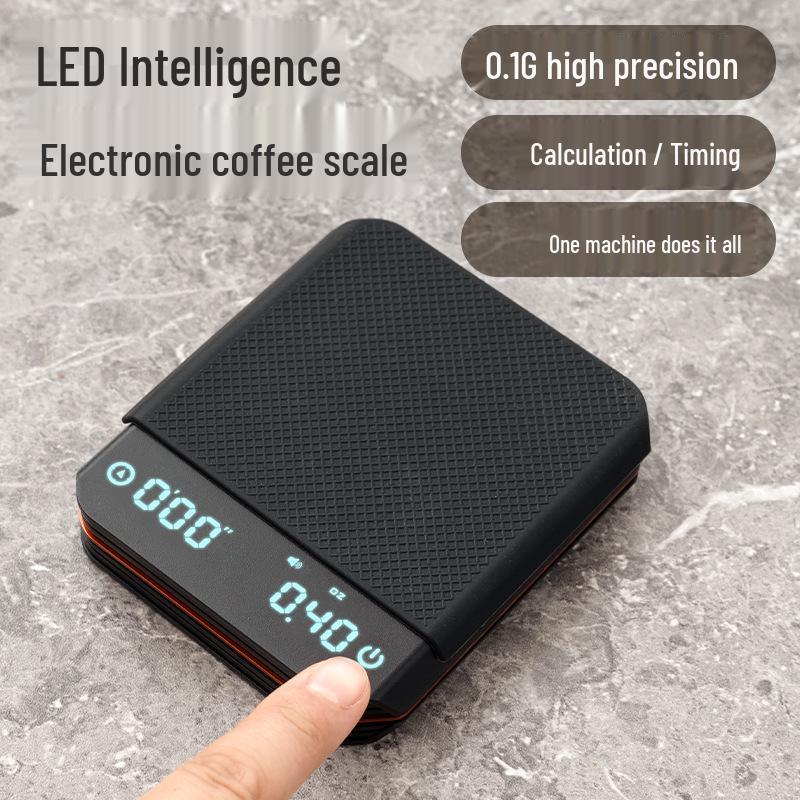 Smart Mini Coffee Scale with Three Modes and Automatic Timing - 2KG/0.1g Precision