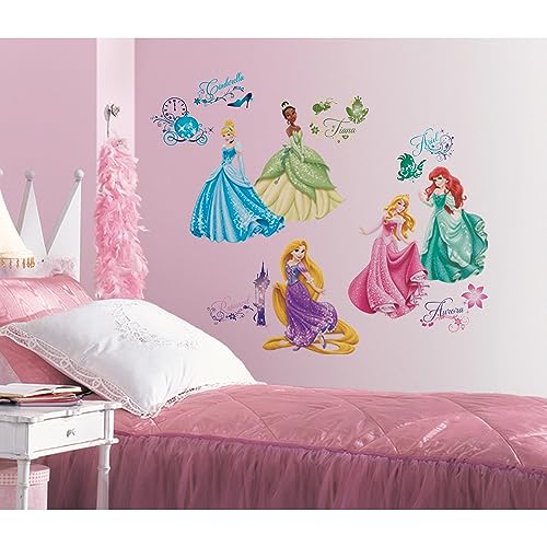RoomMates Disney Princess Royal Debut Peel and Stick Wall Decal, RMK2199SCS