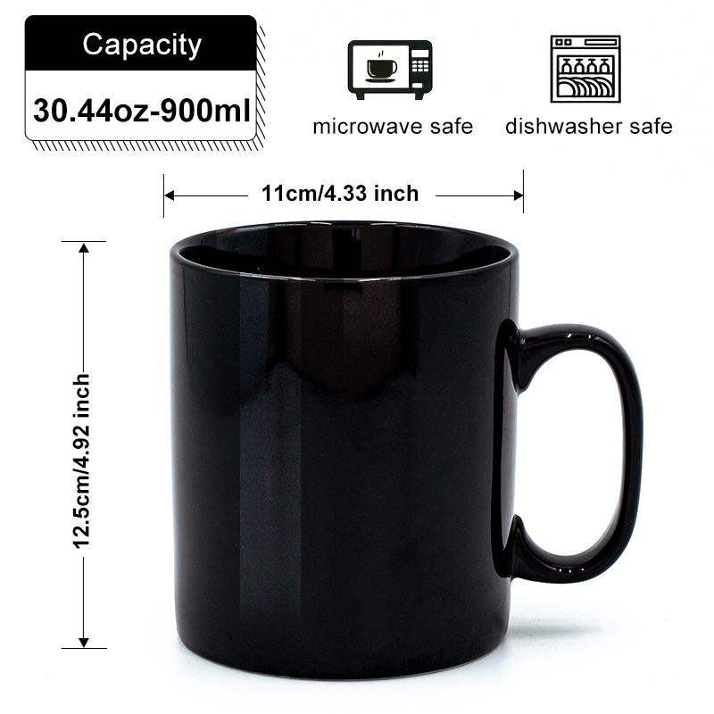 Ceramic Coffee Cup Chocolate Milk Cup Tea Cup Mug Large Capacity Hand Painted Cup