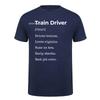 Train Driver T Shirt Tee Tops Round Neck Shortsleeve Fashion Trainspotting Locomotive Tshirt Clothing Casual Tshirts Hj122