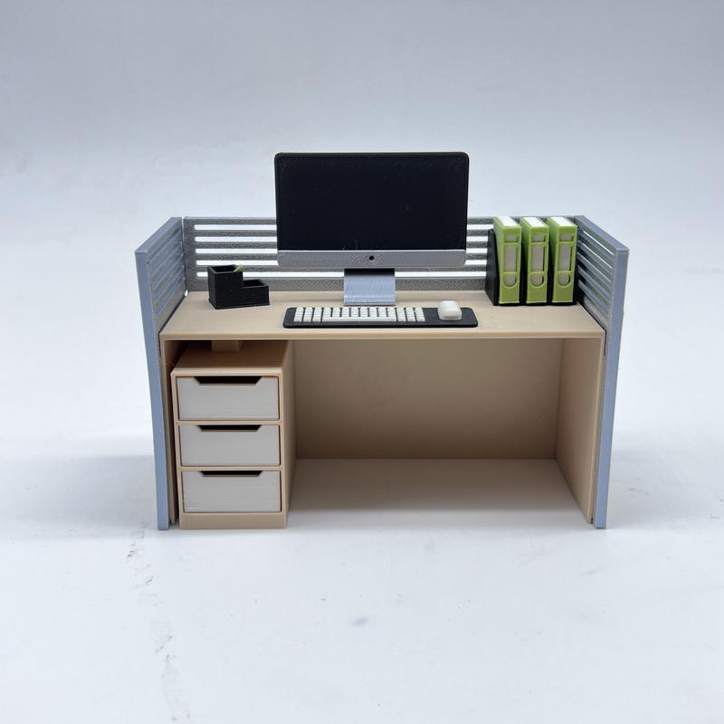 

Original Design Contemporary Working People Spirit Miniature Office Model Decoration Desktop Ornament S 12 1 Entertaining Play Safe Kid Friendly Fun